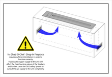 Load image into Gallery viewer, Drop-in Fireplace 800