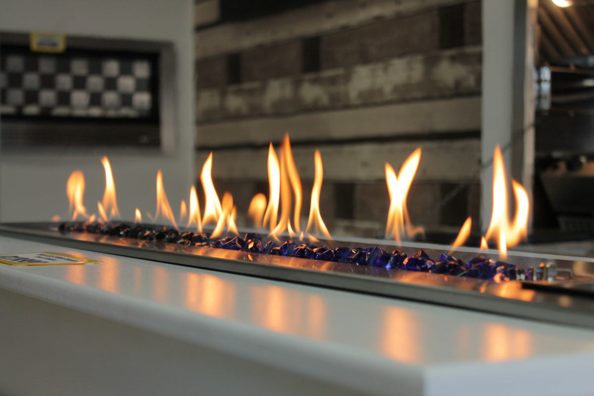 Chad-O-Chef | Flameline 1200 Fireplace - Black Mirror – High Speed Gas