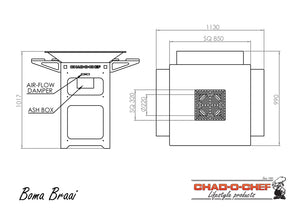 Boma Braai - Mild Steel