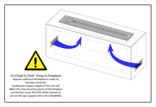 Load image into Gallery viewer, Drop-in Fireplace 800

