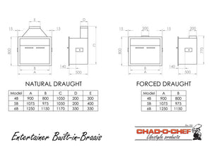 Entertainer - 6 Burner - Standard - Forced Draught