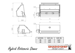 Hybrid Grill - 3 Burner