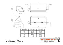 Load image into Gallery viewer, Rotisserie Dome - 5 Burner
